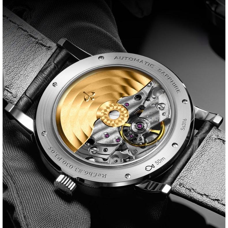 Đồng hồ nam Poniger P723-3 Chính hãng Thụy Sỹ,Fullbox, Kính sapphire ,chống xước,chống nước, Mới 100%,Bảo hành 24 tháng