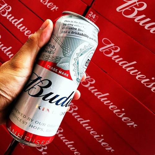 Lon bia BUDWEISER 500ml lẻ dùng thử