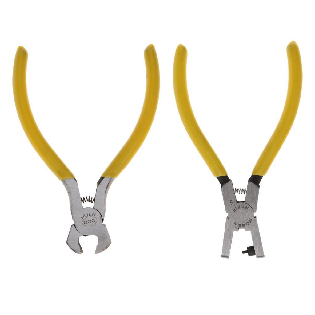 Universal Leather Belt Hole Puncher Manual Punching Plier + End Cutter Plier