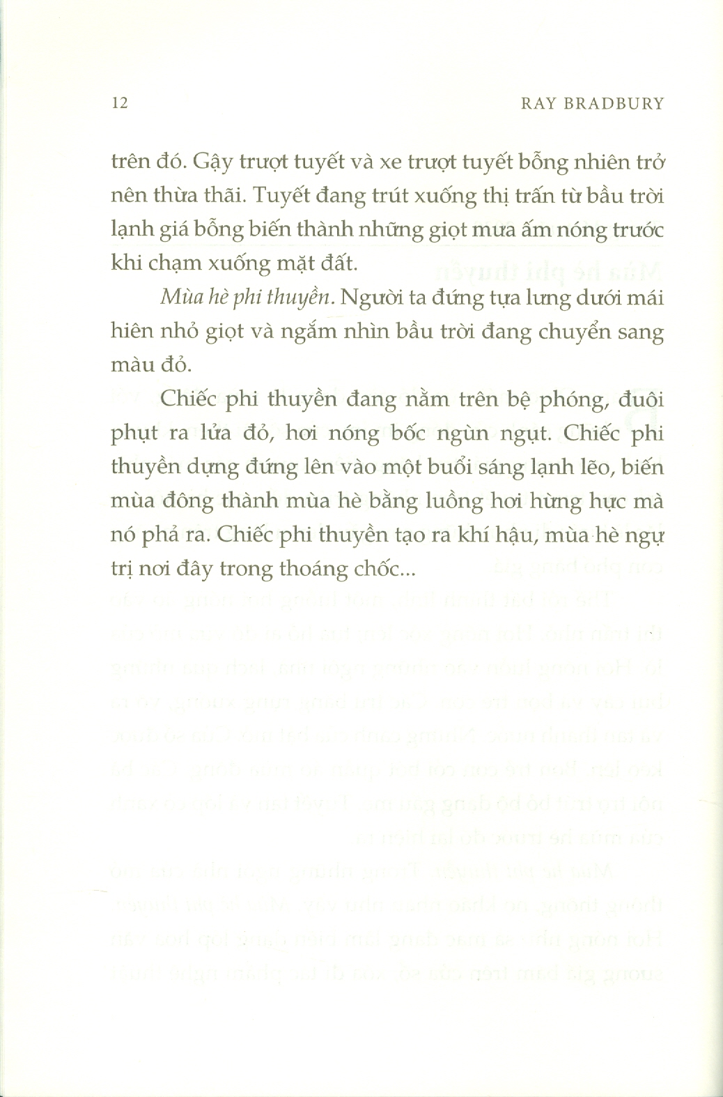 Biên Niên Ký Sao Hỏa - Ray Bradbury - Lê Hồng Vân dịch - (bìa mềm)