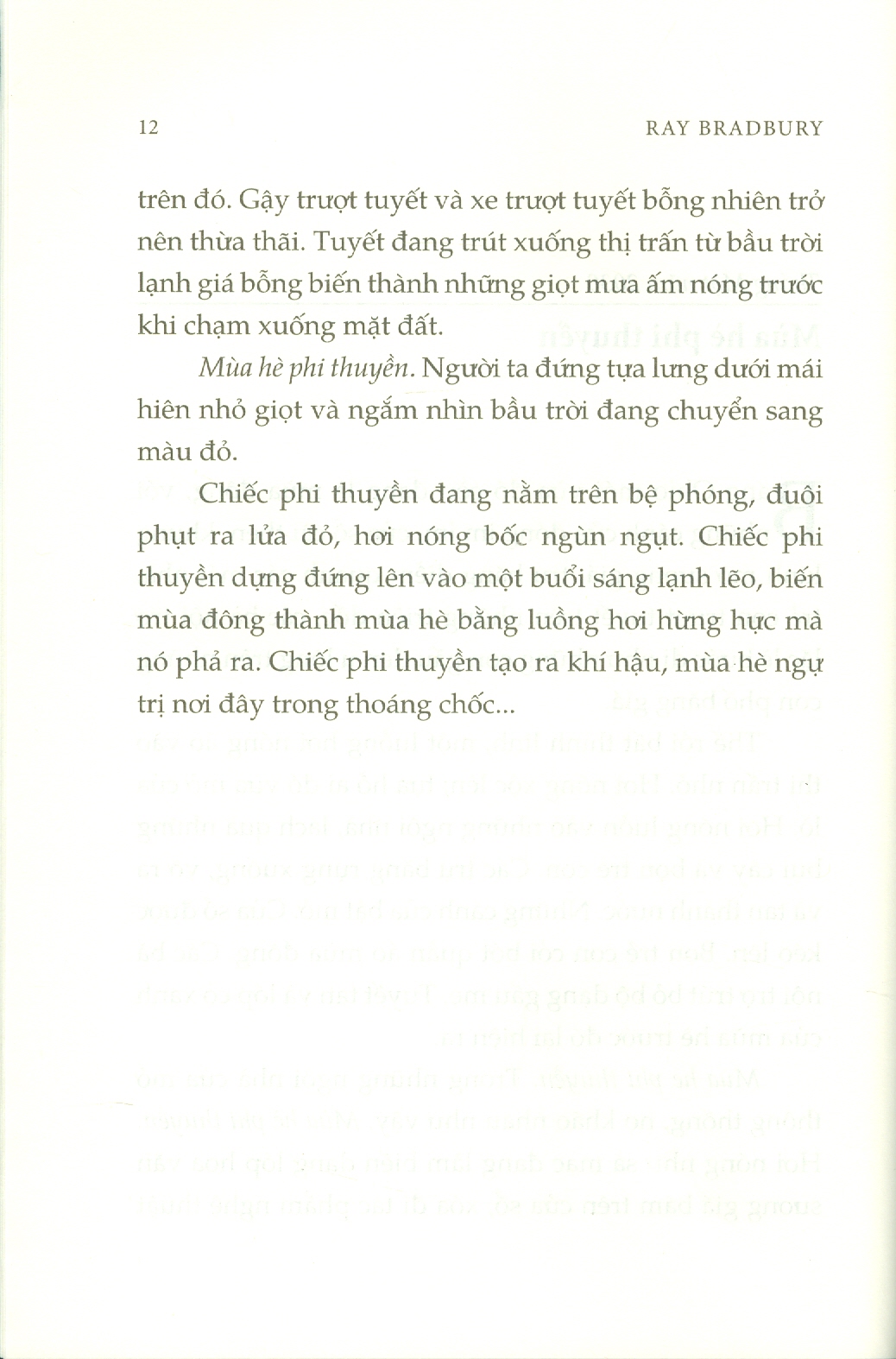 Biên Niên Ký Sao Hỏa - Ray Bradbury - Lê Hồng Vân dịch - (bìa mềm)