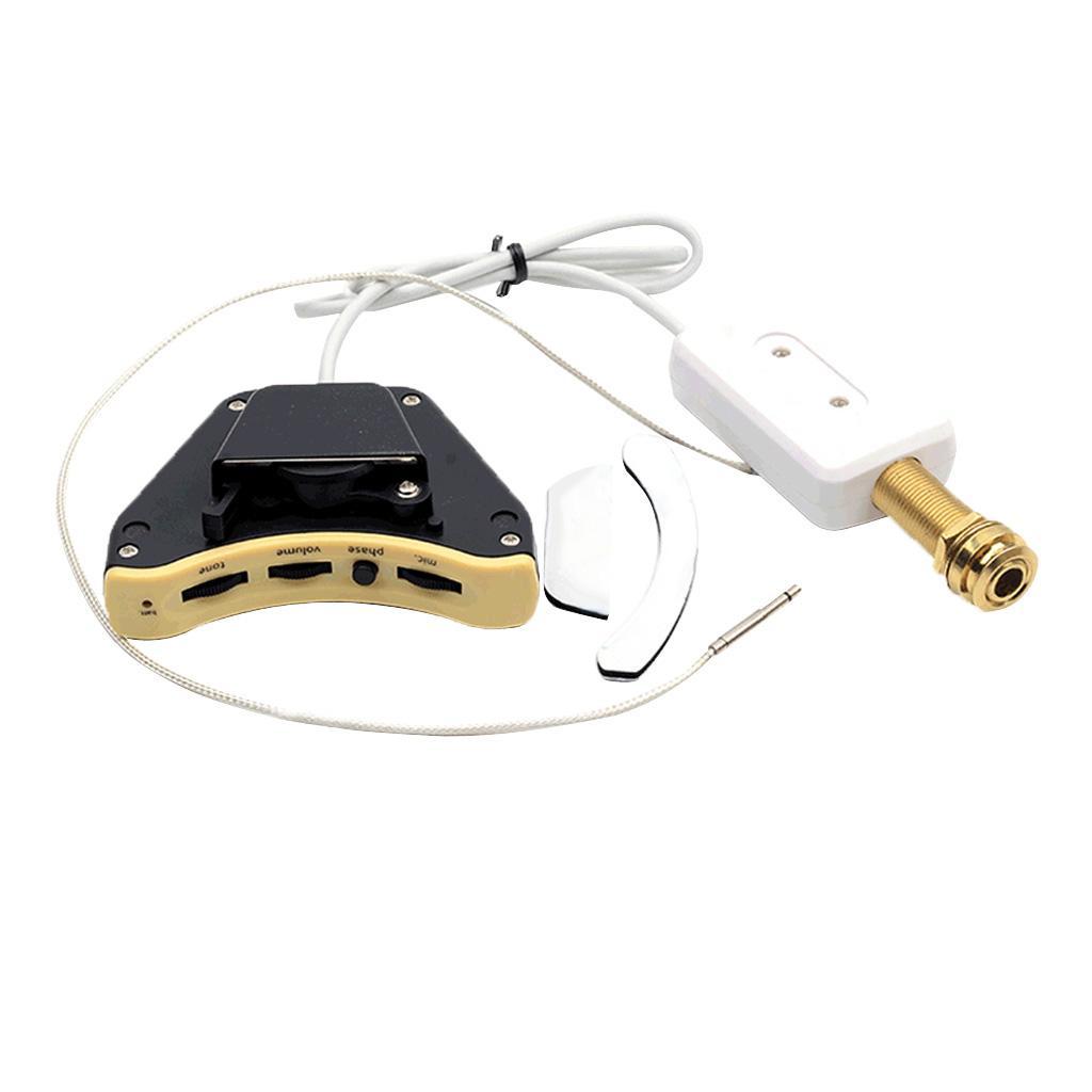 Guitar Soundhole Pickup Piezo Pickup Preamp for Acoustic Classical Guitar