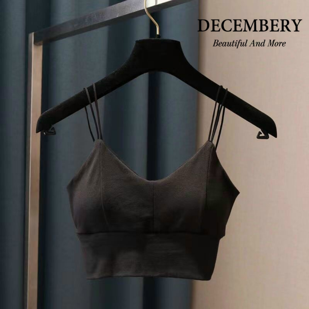 Áo Croptop Hai Dây Decembery Cao Cấp