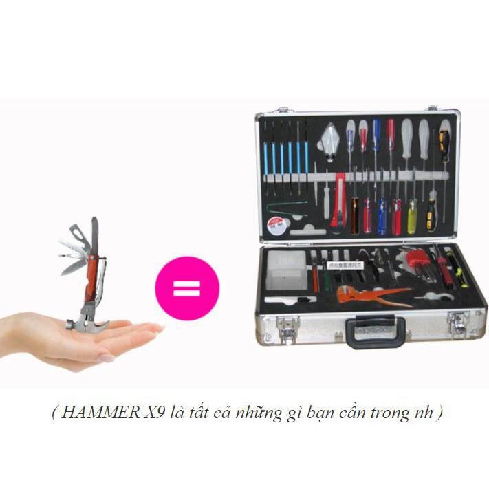 Khuyến mãi - Búa đa chức năng HAMMER X9