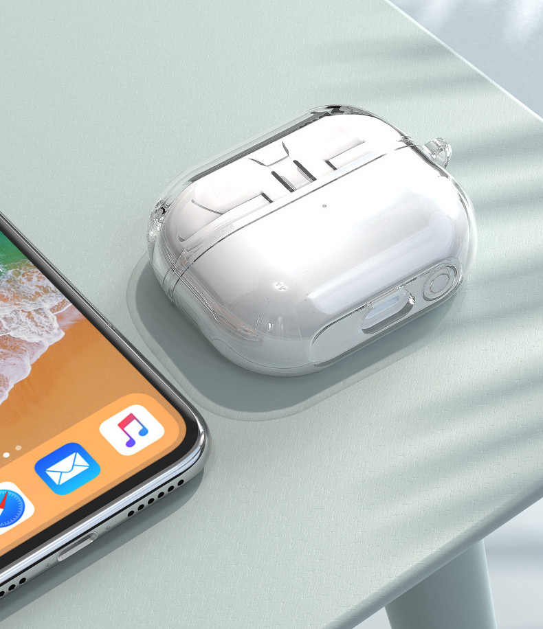 Bao Case Ốp Bảo vệ TPU Trong Suốt cho Samsung Galaxy Buds 3 / Buds 3 Pro - Hàng Chính Hãng