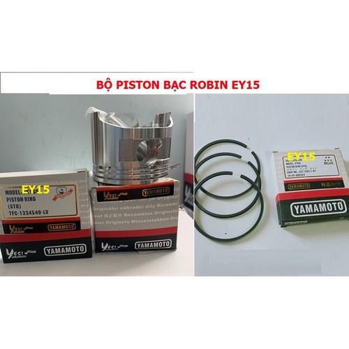 Piston, bac séc măng máy Robin EY15