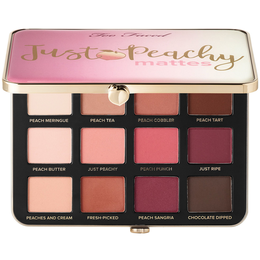 Bảng Phấn Mắt Too Faced Just Peachy Velvet Mattes Eyeshadow Palette Peaches &amp; Cream Collection