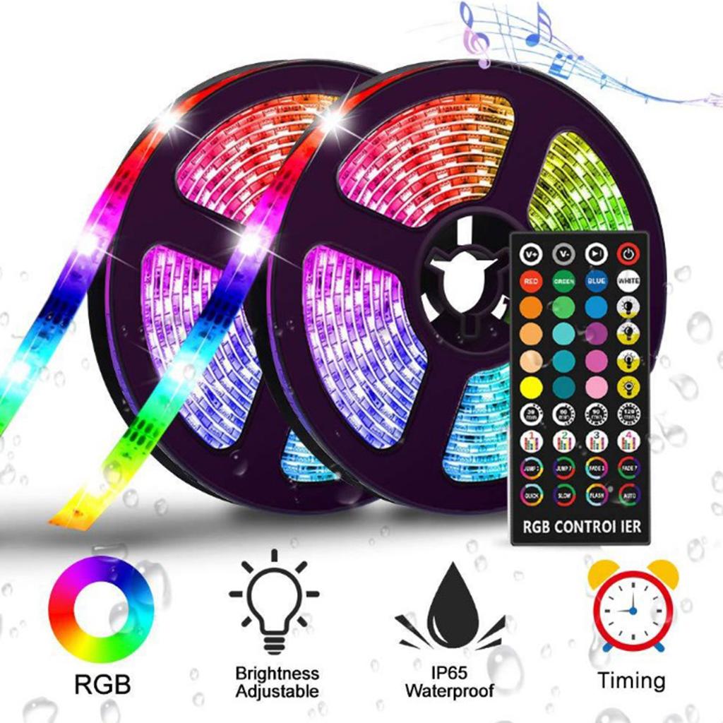 10M 16 Colors RGB LED Strip Light With 300 LED Bulbs UK