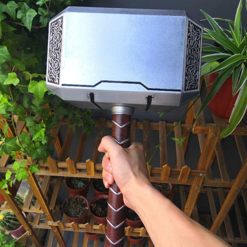 (Có sẵn) Mô hình đồ chơi , đạo cụ cosplay búa Thor Marvel Avenger tỉ lệ 1:1 cỡ lớn