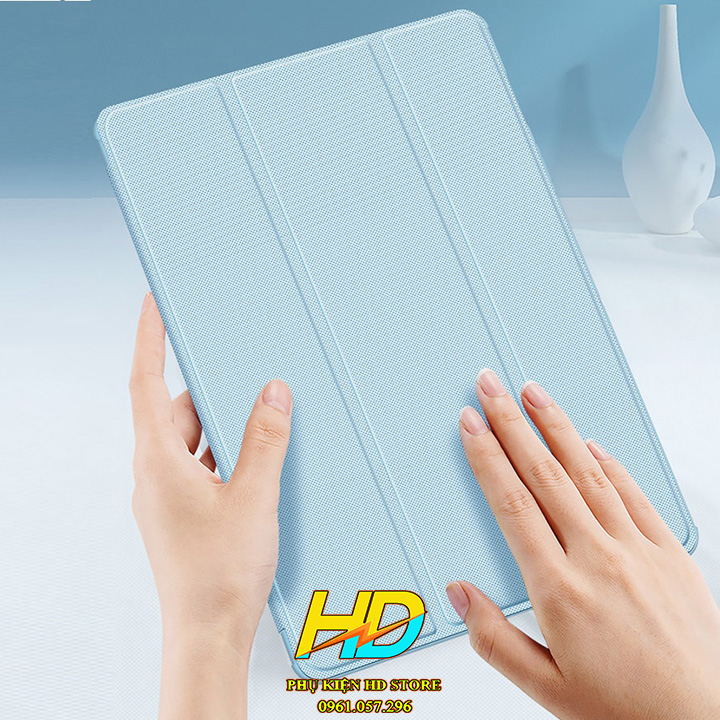 Bao Da Chống Sốc Dành Cho Xiaomi Pad 5 và Xiaomi Pad 5 Pro Chính Hãng Dux Ducis Toby Lưng Trong Suốt, Không Ố Màu, Có Ngăn Đựng Bút Tiện Lợi - Hàng Chính Hãng