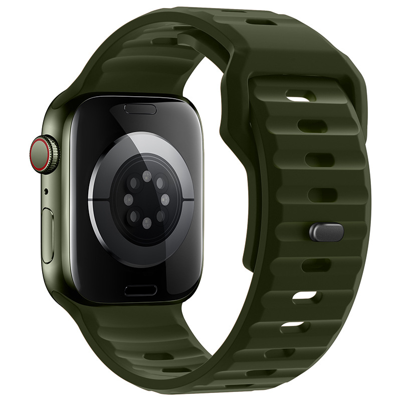 Dây Silicone cho Apple Watch Series 4/5/6/7/8/9/SE1,2/10 &amp; Apple Watch Ultra 1/2 Size 40/41/42mm &amp; 44/45/46/49mm - Hàng Chính Hãng
