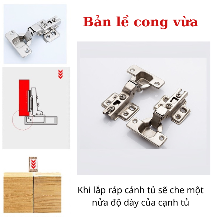 Bản lề bật Bản lề tủ bếp Nguyên Việt cao cấp chuyên dùng trong tủ bếp tủ quần áo