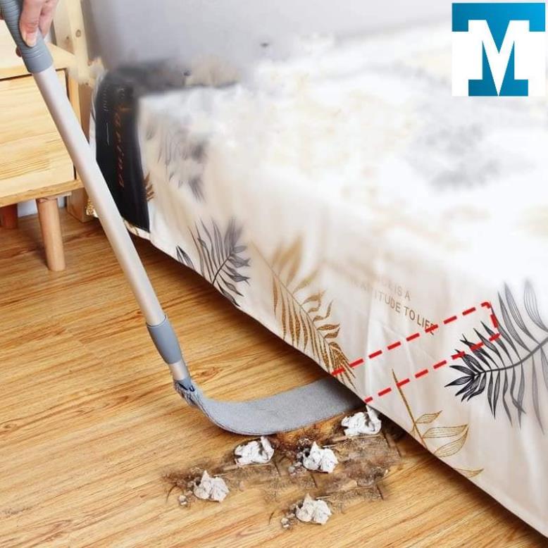 Chổi QUÉT GẦM GIƯỜNG cây lau trần nhà mạng nhện, gầm tủ, sofa khe hẹp có thể kéo dài tiện lợi dễ sử dụng