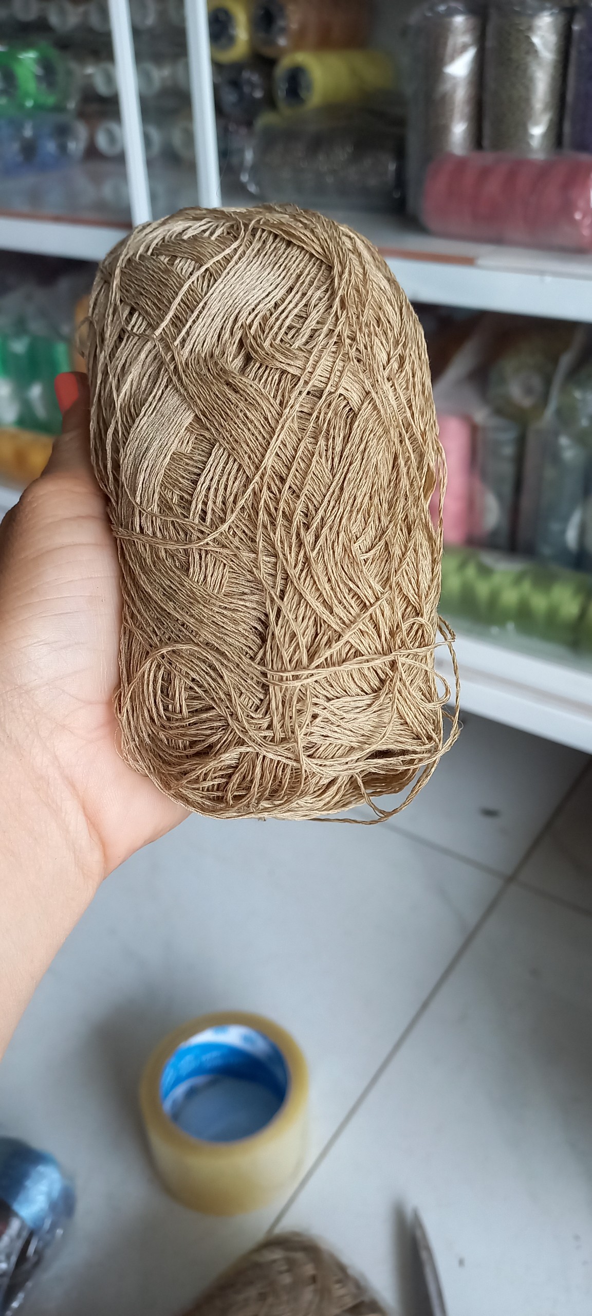 Sợi len xà cừ dùng trong đan móc màu số 17