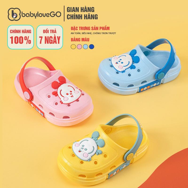 Dép Sục Cho Bé BobDog BD75A Đế Eva Siêu Mềm Nhẹ Chống Trơn Trượt Cho Bé