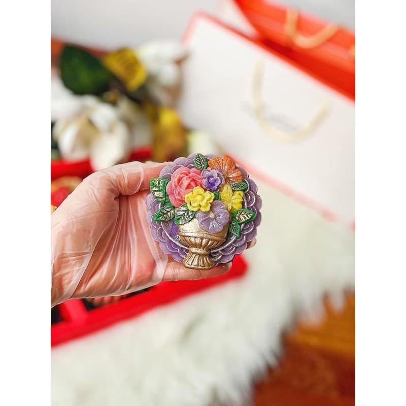 Khuôn bình hoa silicon tạo hình bánh tt hiện đại