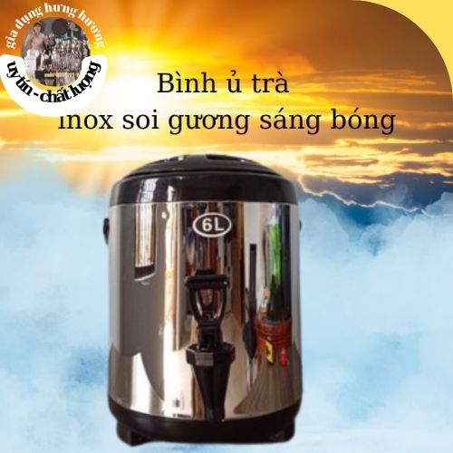 Bình ủ trà giữ nhiệt chuẩn inox 304 hàng sáng đẹp