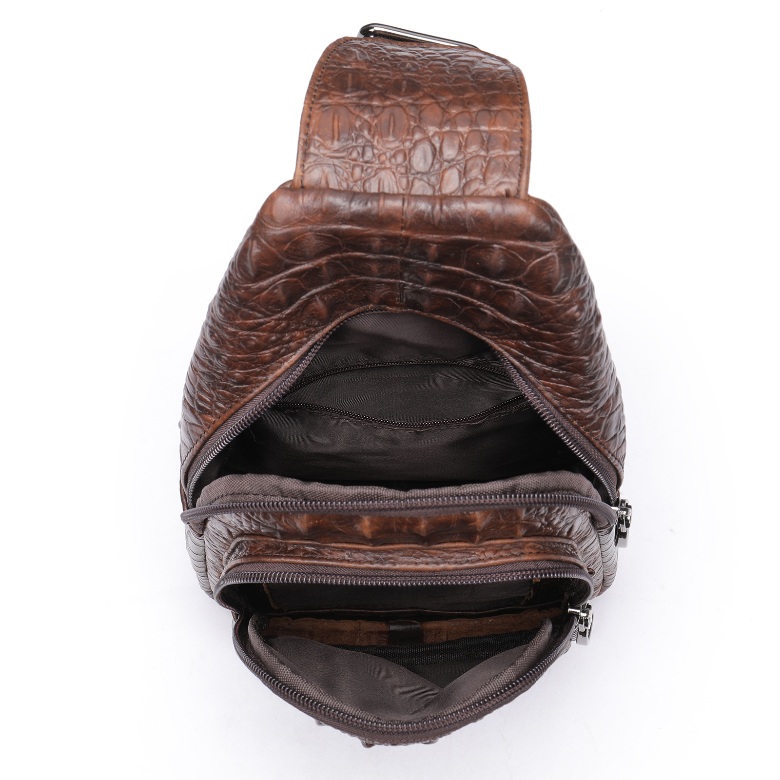 Túi đeo chéo nam DA BÒ THẬT – BEE GEE DCN9088A