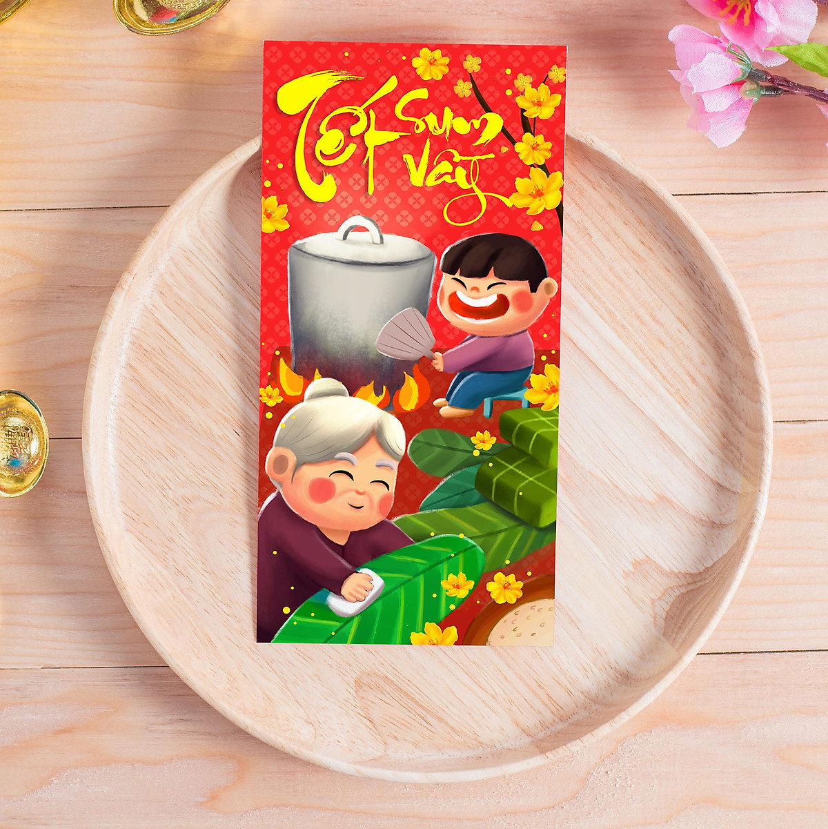 Bao Lì Xì 2021 - Tết Sum Vầy (Bộ 12 Cái)