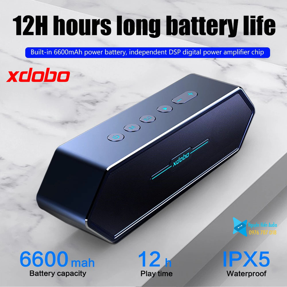 Loa Xdobo Nirvana vỏ nhôm 50w bluetooh 5.0 game 3D stereo hàng chính hãng