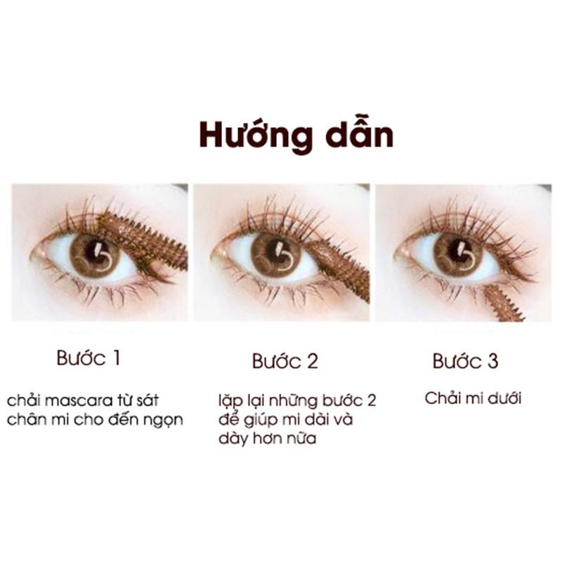 Mascara Chioture Flaring Slender thiết kế dạng tuýp làm dày và cong mi hiệu quả 8g