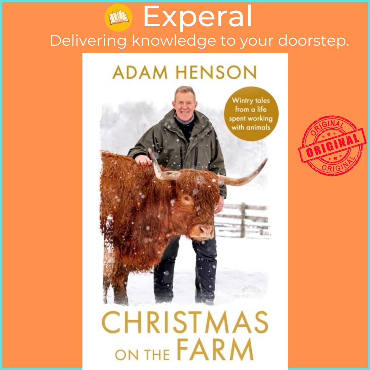 Sách - Christmas on the Farm - Wintry tales from a life spent working with animal by Adam Henson (UK edition, hardcover)