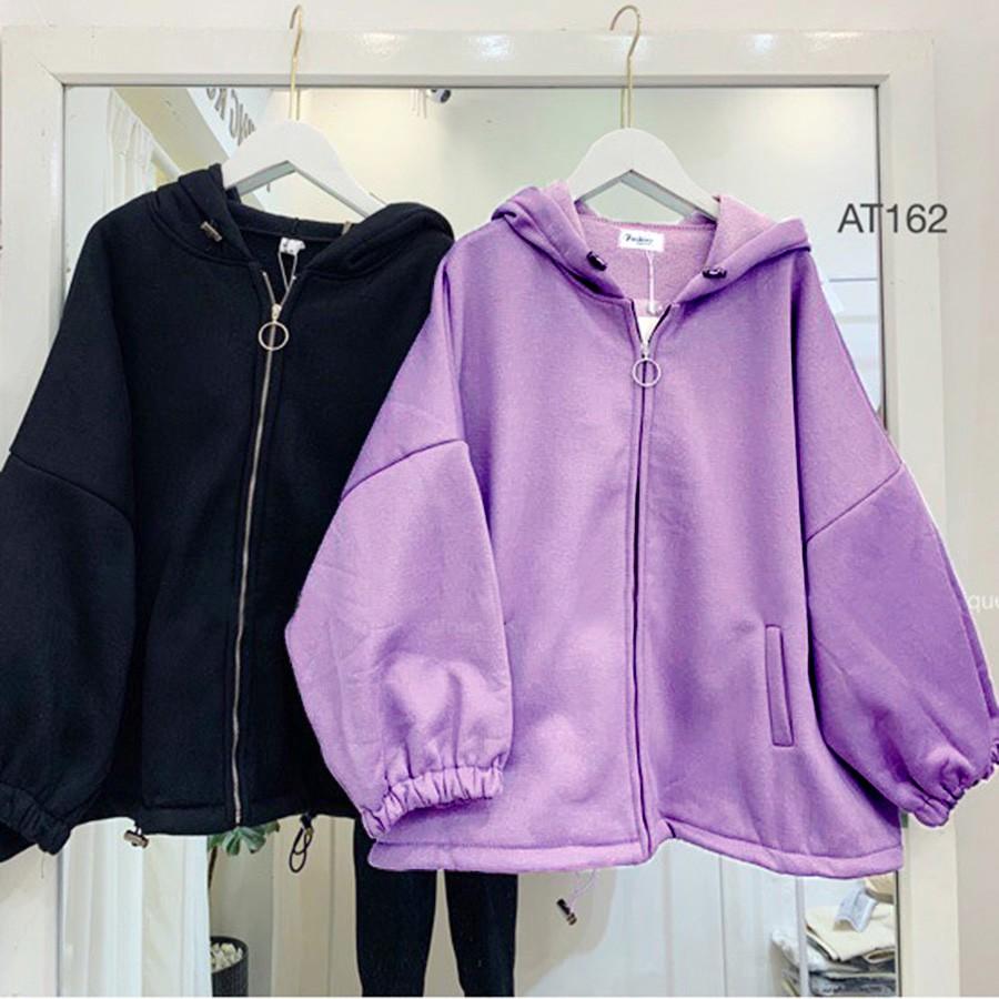ÁO HOODIE - ÁO KHOÁC NỈ NGOẠI Form Dơi Lửng