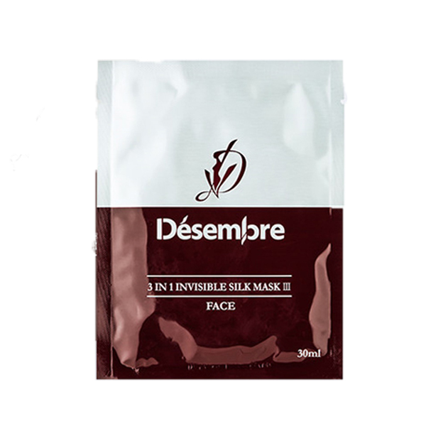 Hộp mặt nạ DESEMBRE 3IN1 INVISIBLESILK MASK Ⅲ (1 hộp / 10 miếng)