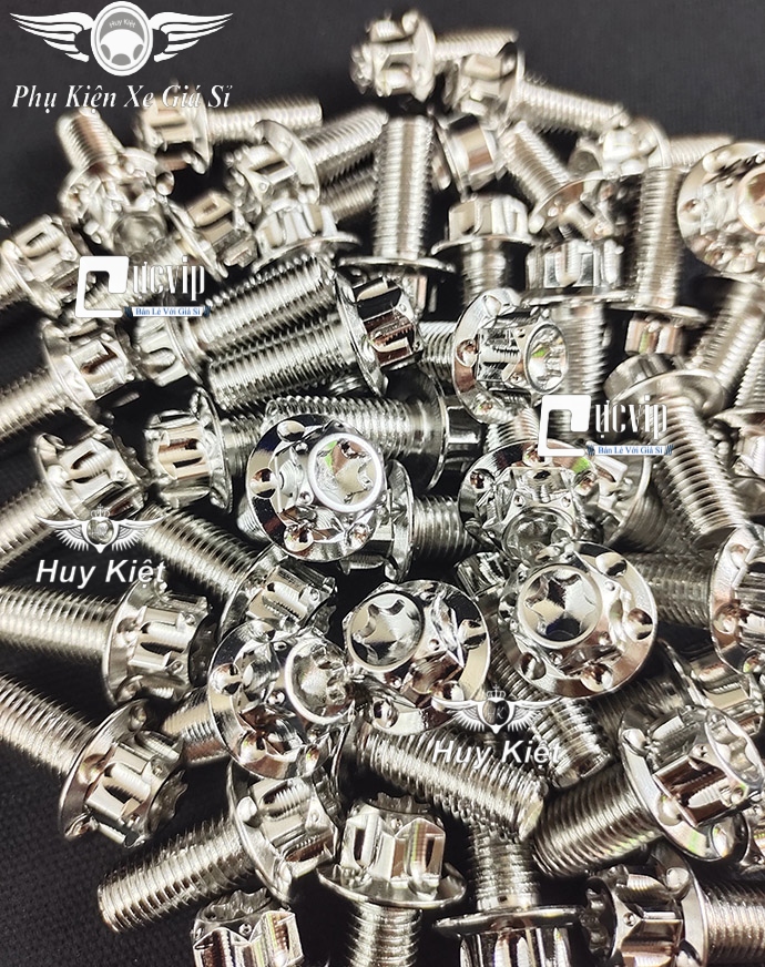 Ốc Sala Inox 304 6Li, 8Li, 10Li Chiều Dài Đầy Đủ Các Size
