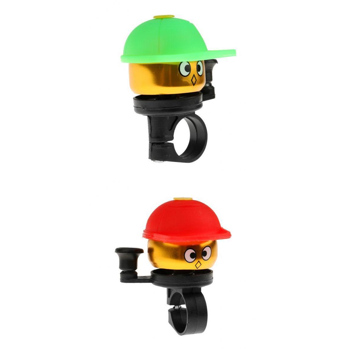 2 Pieces Aluminium Alloy Cycling Bike Handlebar Ring Bell Horn Kids Bell