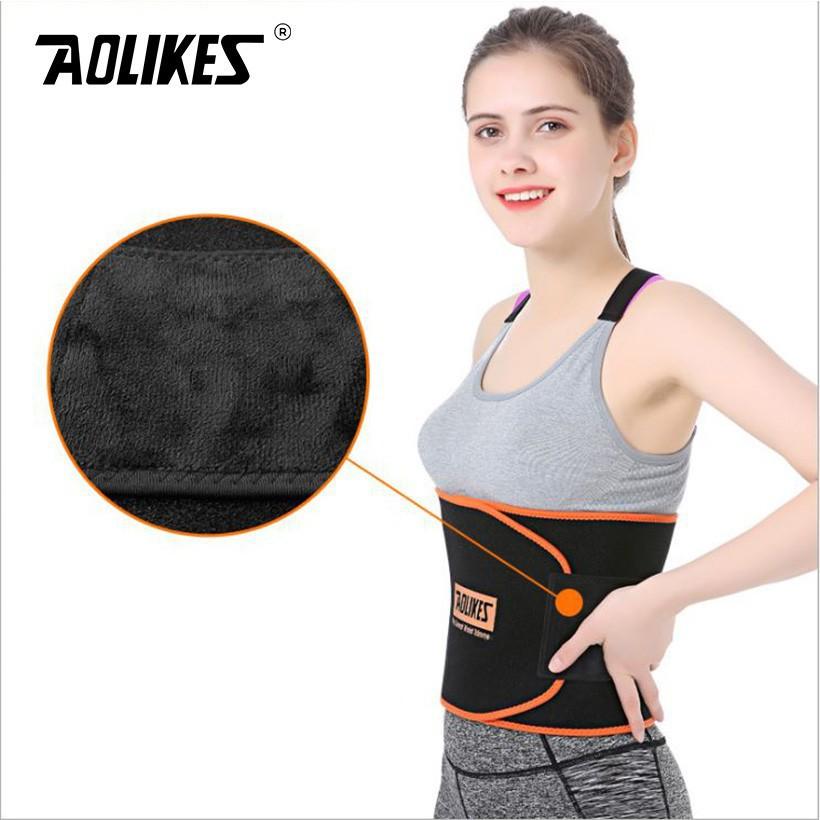 Đai lưng nữ bản to cuốn eo giảm mỡ bụng chính hãng Aolikes AL 7980 tập gym, yoga magic