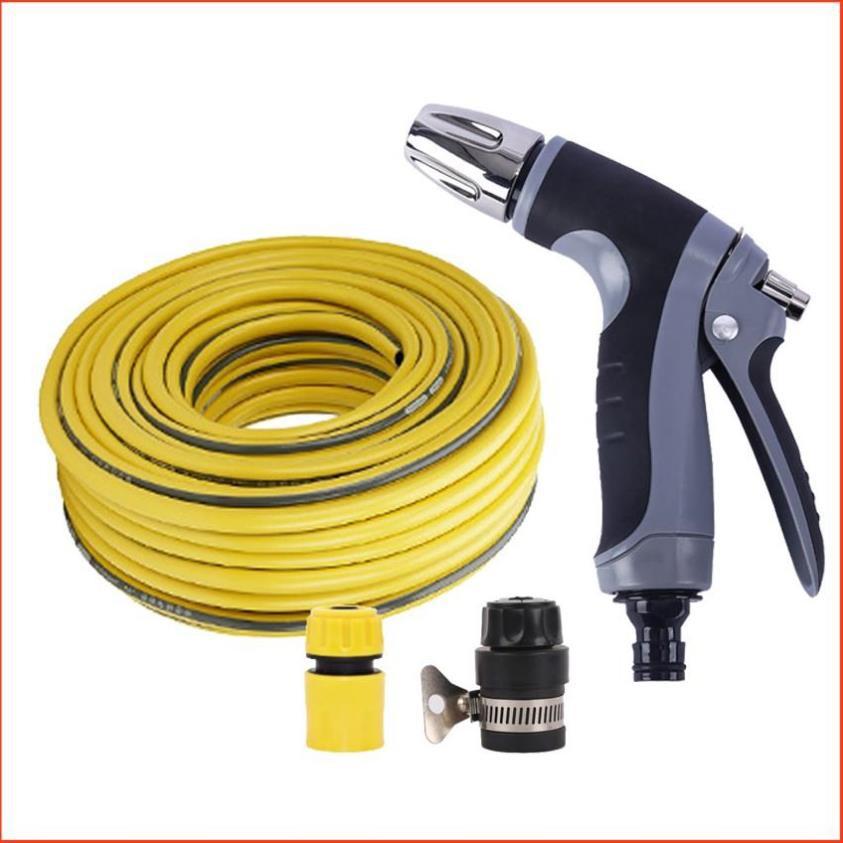 Bộ dây và vòi xịt tăng áp rửa xe tưới cây 206817