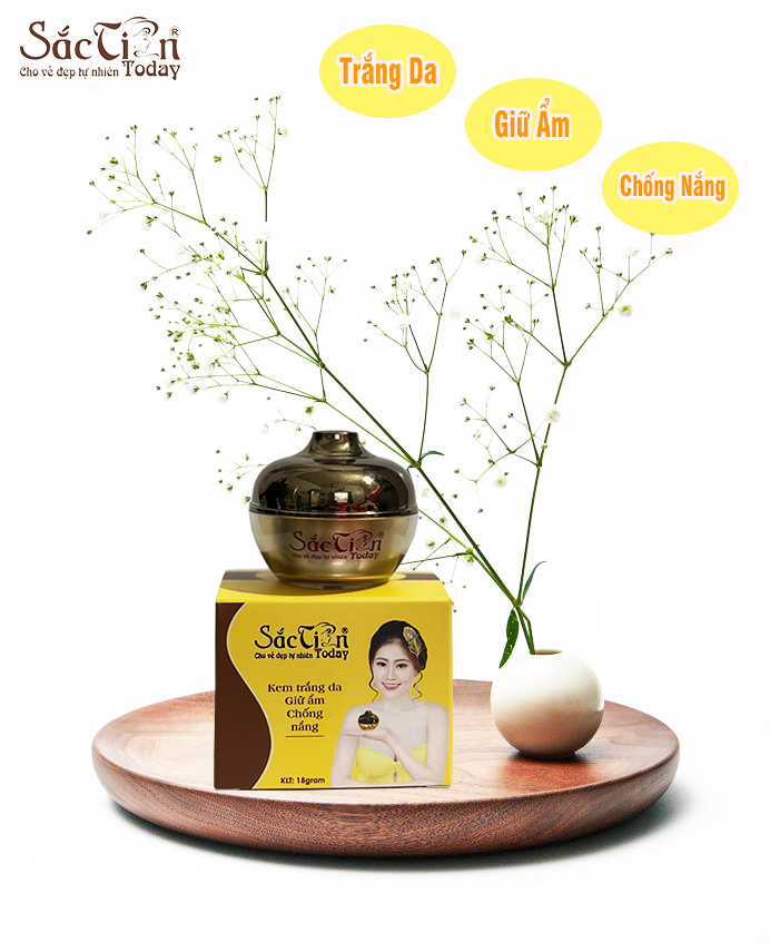 Kem Dưỡng Trắng Da Giữ Ẩm Chống Nắng (18g, 30g) Sắc Tiên Today