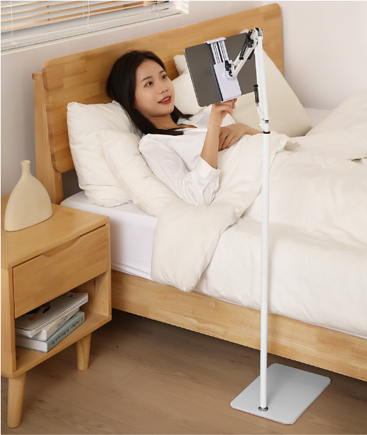 Lazy Arm Universal Giá đỡ cây treo Nhôm Lò Xo cho Điện Thoại Máy Tính Bảng Đỡ Sàn ️ FREESHIP ️