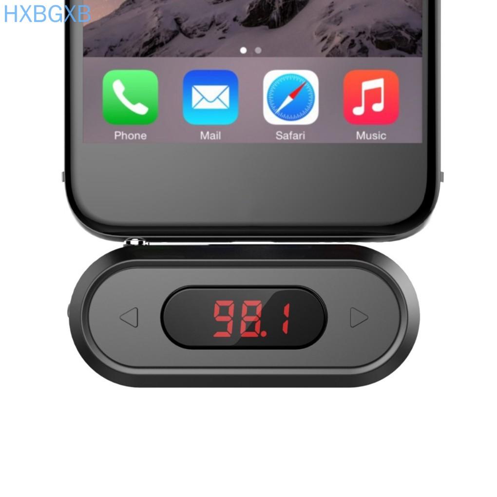 Bộ Chuyển Đổi Radio Fm Không Dây Đầu Cắm 3.5mm Cho Iphone Ios Android