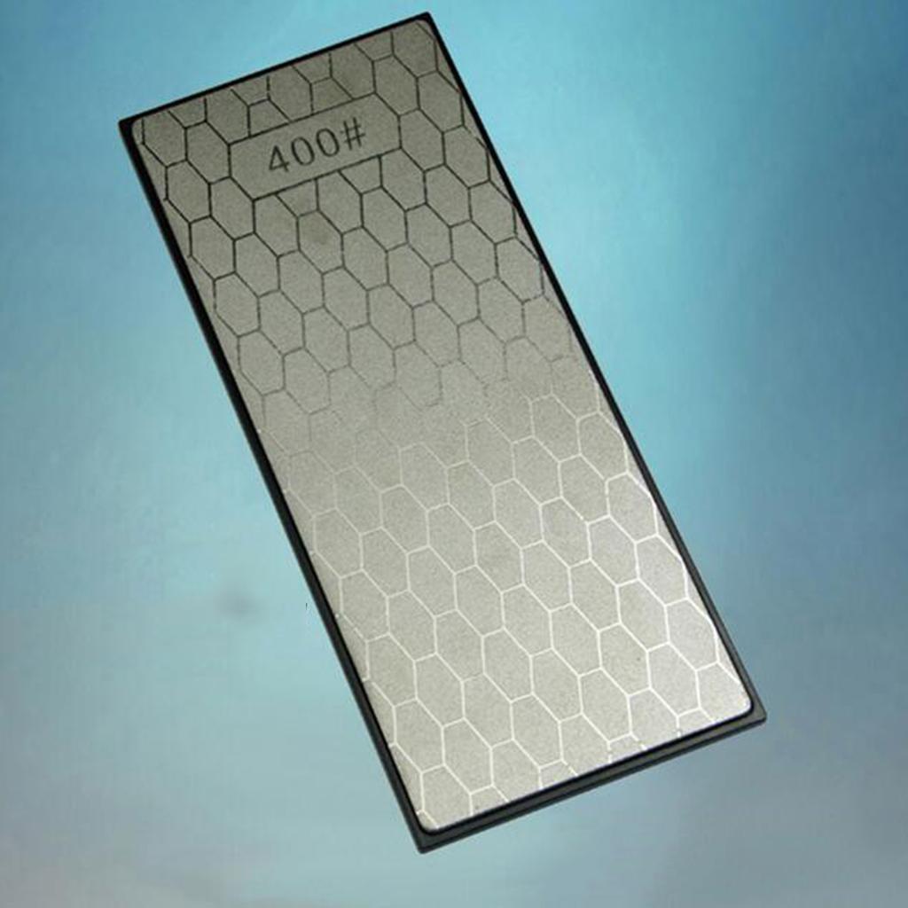 Single Sided Diamond Sharpener Stone Sharpening Whetstone Tool 400 Grits 2x