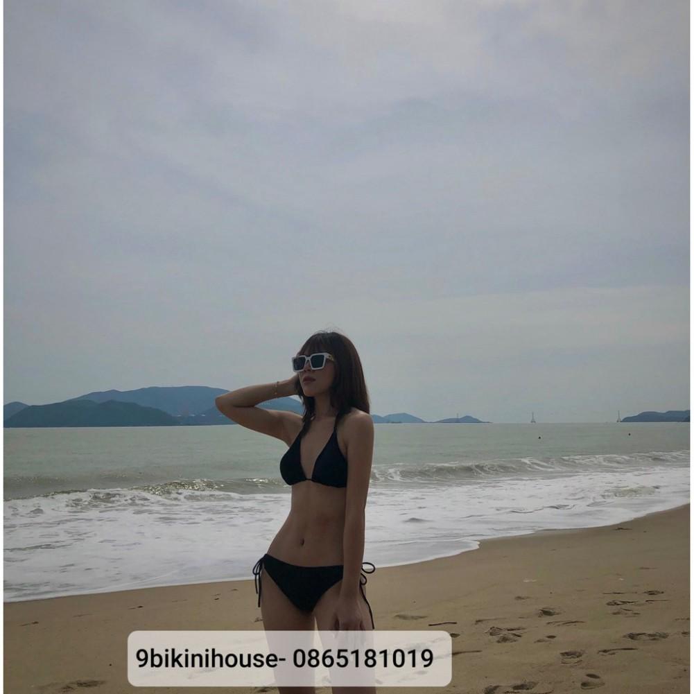 freeship Bikini 2 Mảnh tam giác đen ( Ảnh chụp thật)