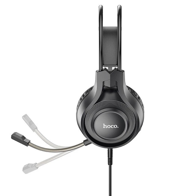 Tai nghe chơi game có dây Hoco W106 Gaming Headphone, với khả năng kết nối âm thanh stereo 3.5mm, micrô linh hoạt - Hàng chính hãng