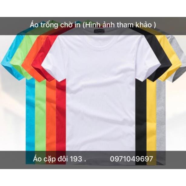 Áo thun cotton Couple nhiều size nhiều màu