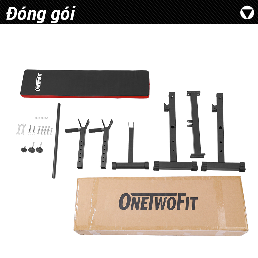 OneTwoFit Ghế tập ghế tập tạ đa năng ghế gập bụng ghê tập gym đa năng thiết bị thể OT040Z
