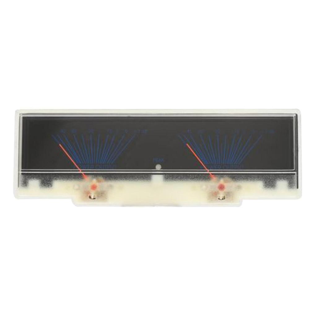 Power Amplifier Panel Dual Analog VU Meter Audio Level DB Meter With BackLit