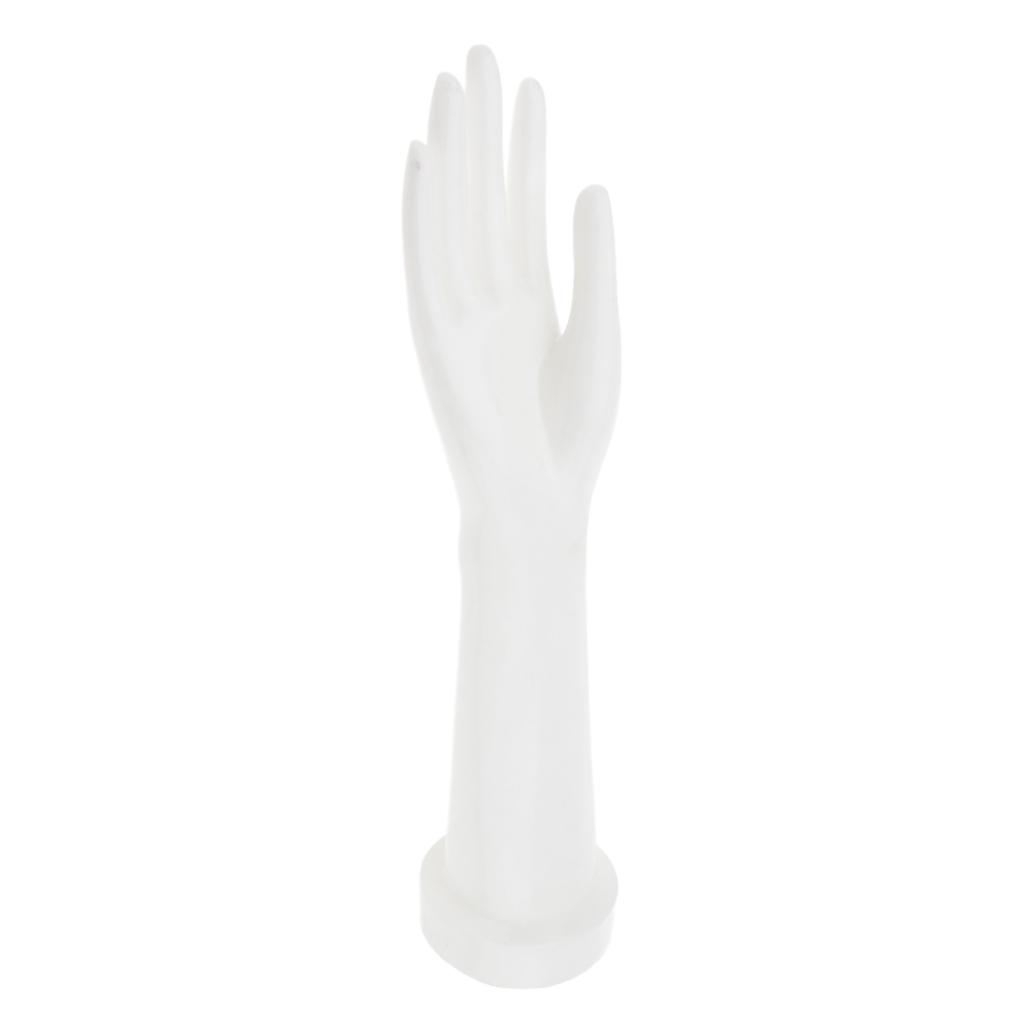 Fashion Mannequin Hand Display Female Glove Jewelry Model Stand Holder White