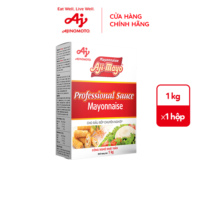 Xốt Mayonnaise Aji-mayo® Professional Sauce 1kg/Hộp