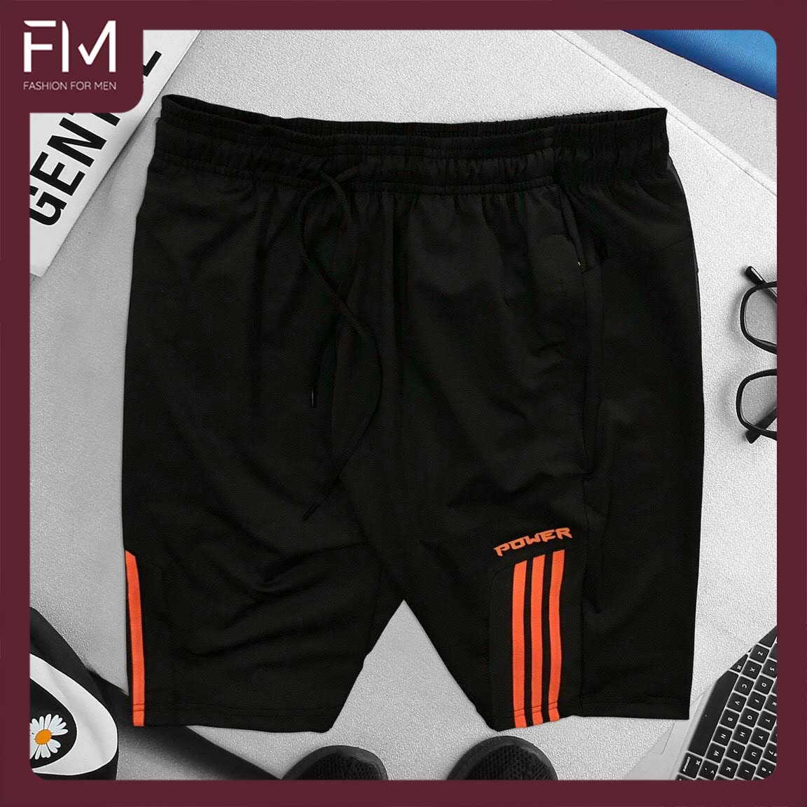 Quần short nam thể thao thun lạnh cao cấp thoải mái, năng động, trẻ trung – FORMEN SHOP – FMPS135