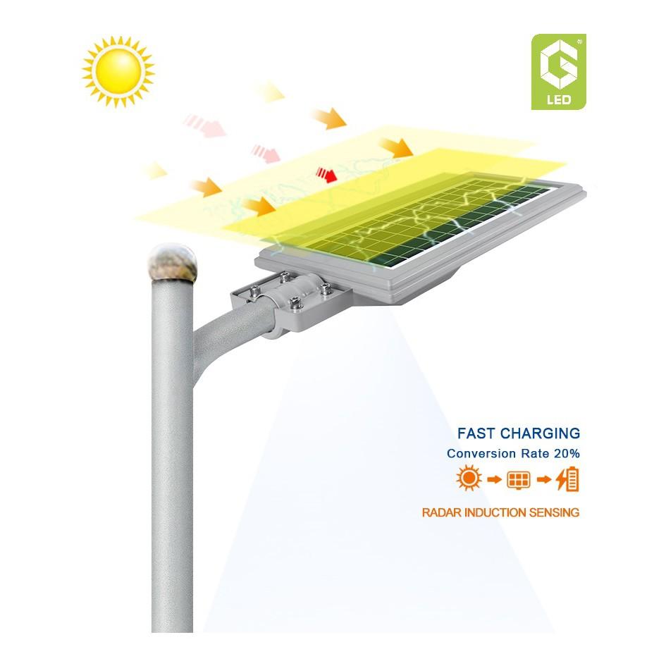 ĐÈN ĐƯỜNG NĂNG LƯỢNG MẶT TRỜI G7LED CÔNG SUẤT 120W