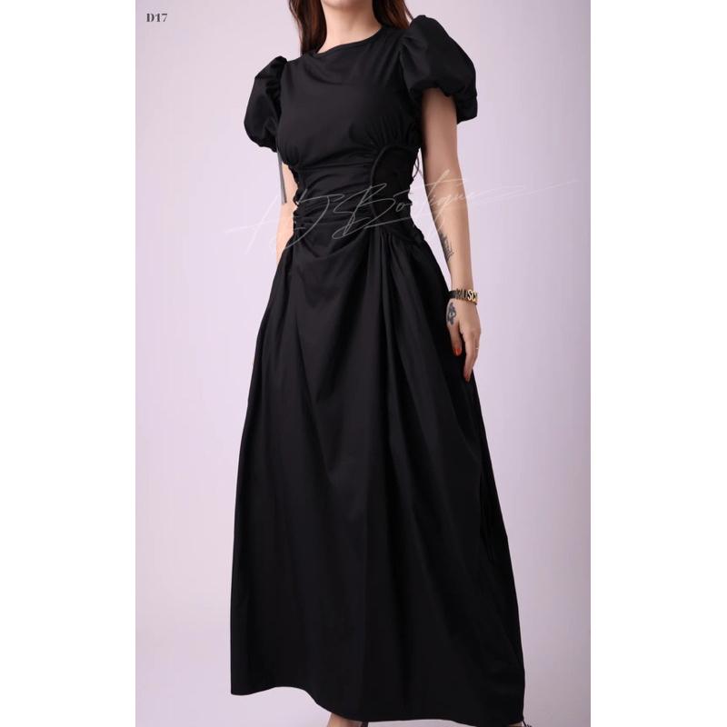 Đầm cột dây ôm sát -D17
