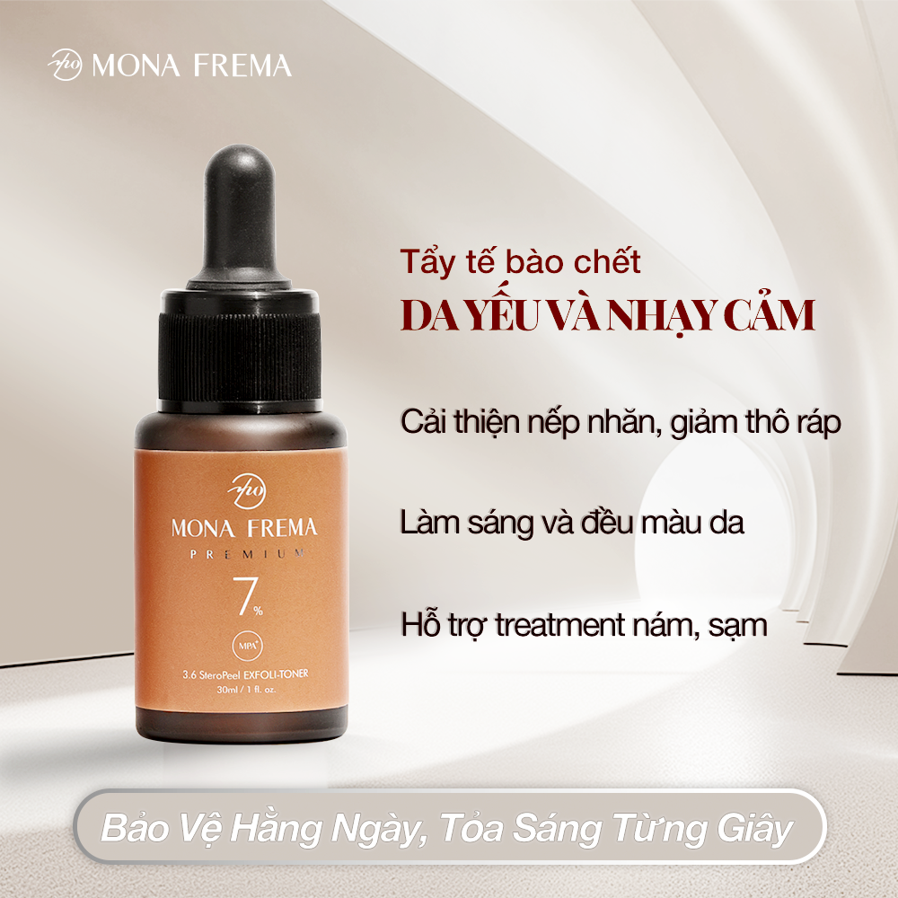 Toner Tấy Tế Bào Chết Mona Frema MPA 3.6 SteroPeel Exfoli- Toner 7% 30ml - 30ml