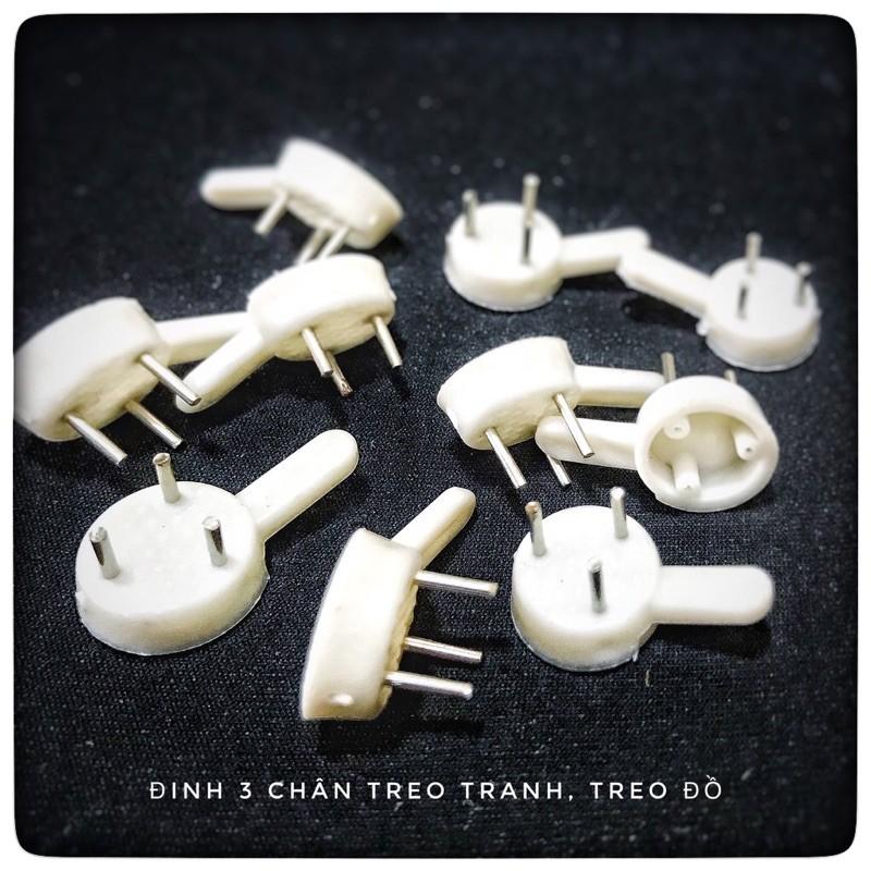 Đinh 3 chân treo tranh, treo khung ảnh, treo đồ tiện dụng - không phải khoan tường