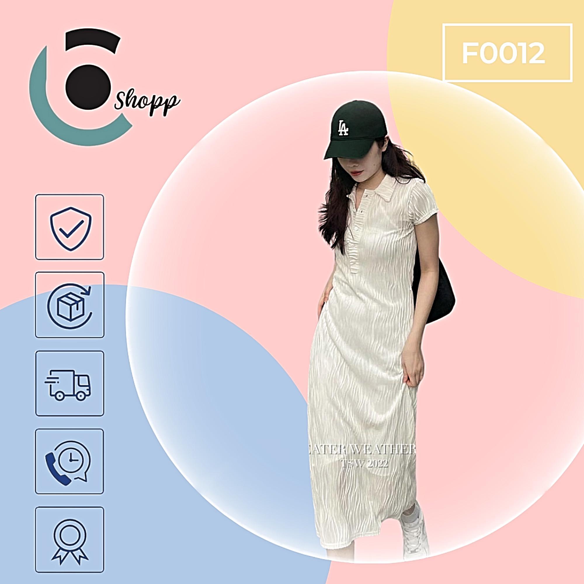 Váy polo sóng nhăn cao cấp