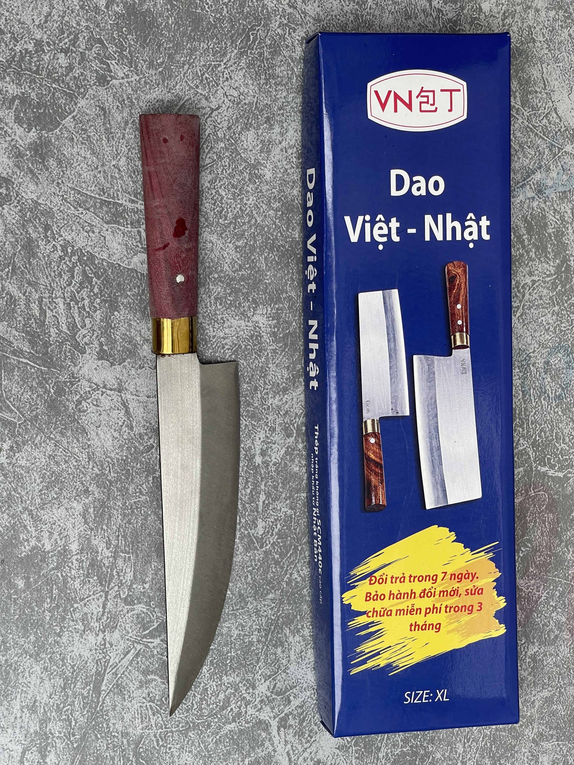 Dao nhà bếp gồm 3 dao chặt xương thái lọc thịt siêu bén